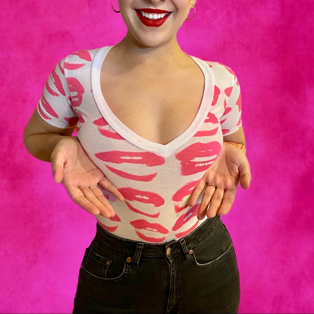 Urban Outfitters Glossed Lips T-Shirt